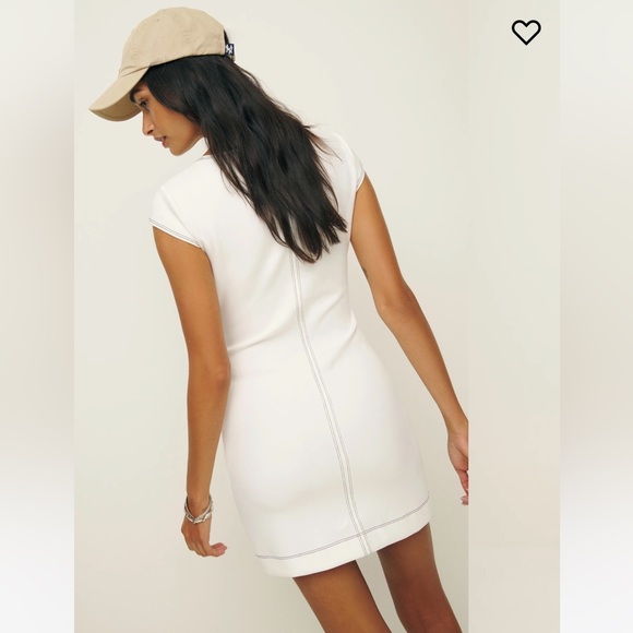 ✨NWT✨ Reformations Carsyn Knit Dress in white size M - Picture 3 of 11